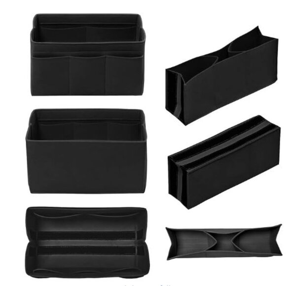 Purse Organizer Insert - Felt Bag for Tote Purse Bag Pockets Size MEDIUM - Picture 4 of 10